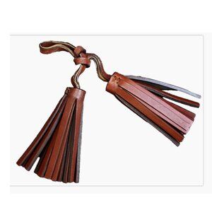 Coach SLG - Legacy Series Tassel (Bag Charm) in British Tan